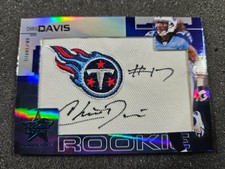 🌟 2007 Leaf Rookies and Stars Chris Davis Longevity #1/1 Auto Patch RC Titans