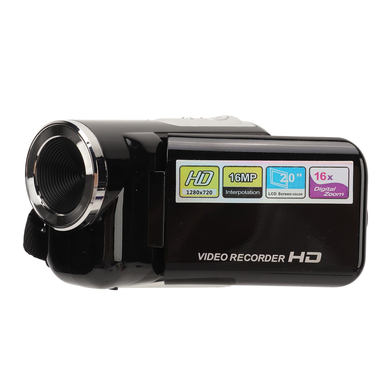 2 Inch Display 1080p Hd 16x Zoom 16mp Simple Operation Porta