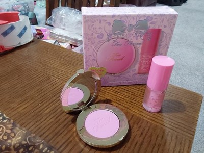 TOO FACED DREAM A LITTLE DREAM DUO CLOUD CRUSH BLURRING BLUSH/PINK SHERBERT LIP!