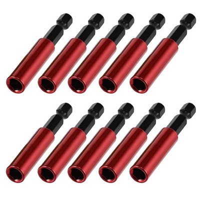 10pcs 60mm Magnetic Drill Bit Holder, 1/4 Inch Hex Shank Screwdriver Bit Hold...