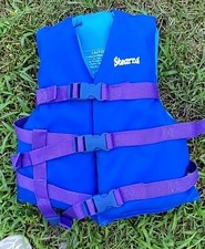 Stearns Youth Life Jacket PFD Blue/Purple, 25-29 in Chest, 50-90 lb