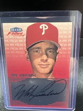 2000 Fleer Focus - Freshink Mike Lieberthal Autograph