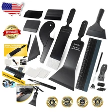 Professional Window Tint Tool Kit - Bulldozer Squeegee, Cutter