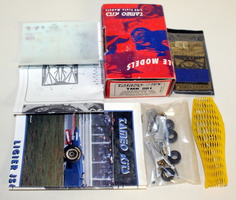 Tameo 1/43 - Ligier Mugen JS41 Argentina 1995 White Metal F1 car kit TMK201