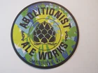 Beer Coaster: ABOLITIONIST Ale Works - Charles Town, WEST VIRGINIA - Hop Design