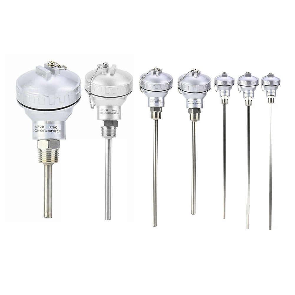 R-TD PT100 Temperature Sensor Probe 1/2\ NPT Thread Thermocouple Terminal Head
