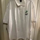 Roatan Honduras White Golf Polo Shirt Men’s 2XL  w/ FLAW Embroidered Palm Trees  — photo 6