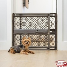 Expandable Dog Gate Indoor Safety Barrier 26 to 40 Inch Fits 23 Inch Tall New