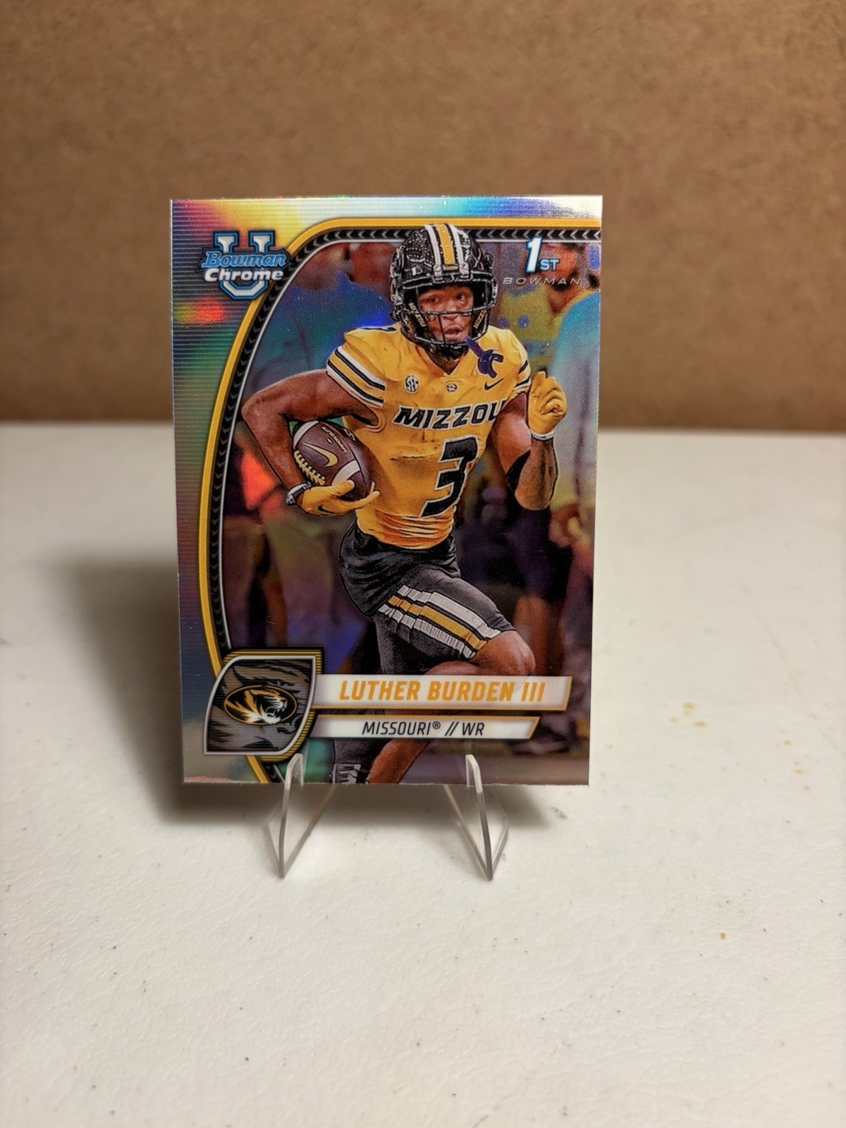 2024 Bowman University Chrome - Luther Burden #123 Refractor (RC)