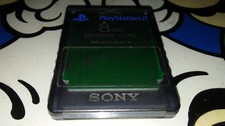 SONY PlayStation 2 OEM 8MB Smoke Grey Memory Card Official PlayStation Product