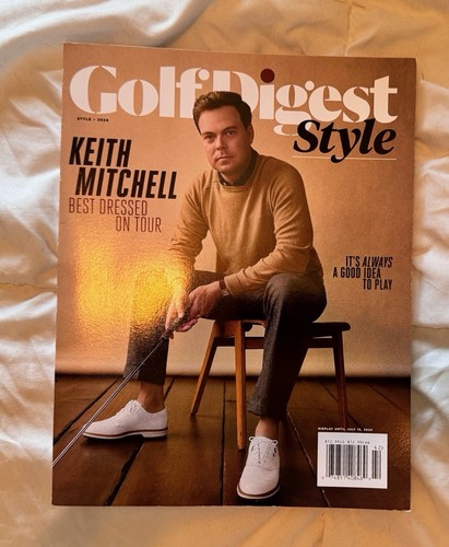 Golf Digest Style Magazine 2024 Keith Mitchell Best Dressed on Tour FEEE SHIP