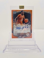 Madison Booker Bowman Chrome 2025/26 Orange /25 Auto