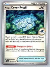 Antique Cover Fossil 129/142 Stellar Crown Pokemon TCG Trainer Item Card