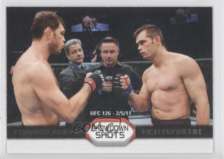 2011 UFC Moment of Truth Showdown Shots Duals Forrest Griffin Rich Franklin 0a1