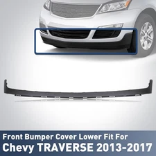 Front Lower Bumper Cover For 2013-2017 Chevrolet Traverse Black Textured