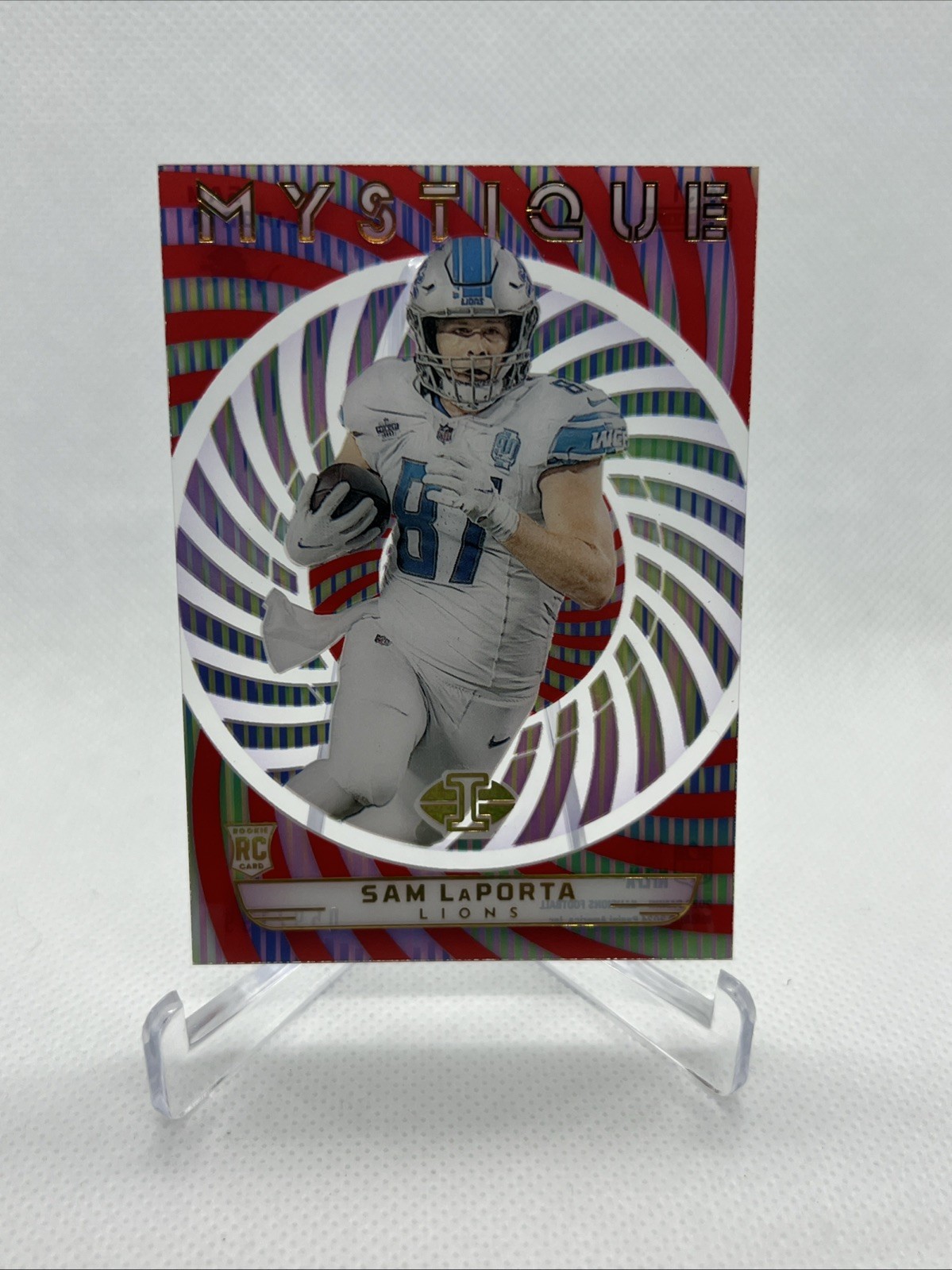 2023 Panini Illusions - Mystique Sam LaPorta #31 Red /199 (RC)