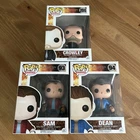 Funko Pop! Vinyl Supernatural Sam #93, Dean #94, Crowley #200 (Lot of 3 Figures)