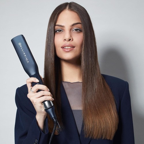 Prostownica Bellissima DElUXE 230°C, powlekana ceramiką, niebieska - Zdjęcie 11 z 15