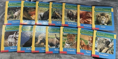 Getting To Know Nature s Children Lot Of 14 Scholastic Hardcover Animal Books