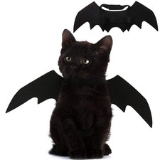 Pet Cat Bat Wings for Halloween Party Decoration, Puppy Collar Leads Cosplay ...
