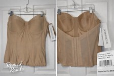 Dominique Strapless Longline Corset Bra 40D Mocha NWT Bridal Shapewear