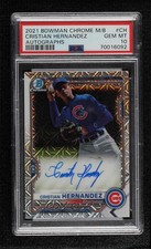 2021 Bowman Chrome Mega Box Mojo Cristian Hernandez PSA 10 GEM MT Auto 0vd2