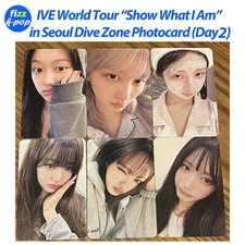 IVE 2025 WORLD TOUR "SHOW WHAT I AM" in Seoul DIVE ZONE PHOTOCARD POB (DAY 2)