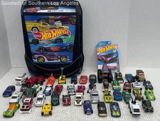Hot Wheels Die-Cast Metal Vehicles Lot Of 45, 100 Car Case  1 SEALED Car
