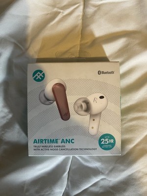 Rose Gold and White Airtime ANC Truly Wireless Earbuds NEW