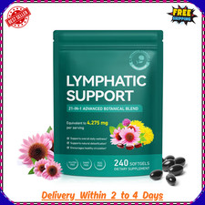 Lymphatic Drainage Supplements, Herbal 4275mg Lymph System Support Supplement