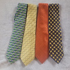 Lot of 4 Thomas Neckties Silk Neckties Men ties