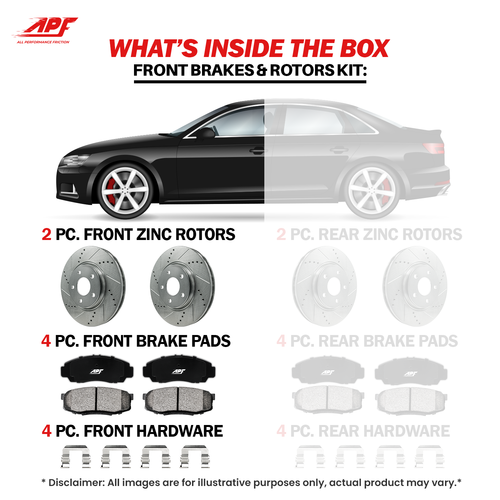 For BMW 330i xDrive 2017-2019 - Front Ceramic Brake Kit - Picture 3 of 9