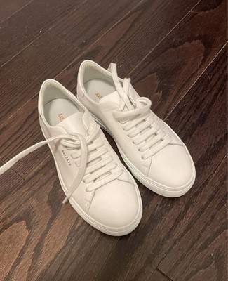 Axel Arigato White Leather Lace Up Men's Casual Sneakers Size 5