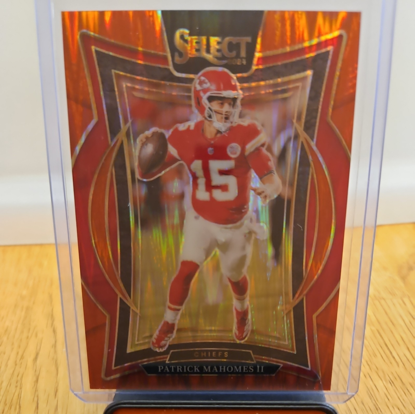 2024 Patrick Mahomes II Select Football Concourse #33 Red Shock Prizm 159/249