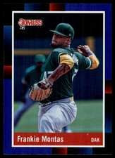 Frankie Montas 2022 Donruss #244 Athletics MLB READ FREE SHIPPING AutographDen