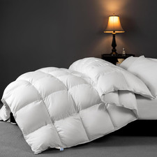 Hungarian White Goose down Comforter King Size, 850 Fill Power All Season Duvet