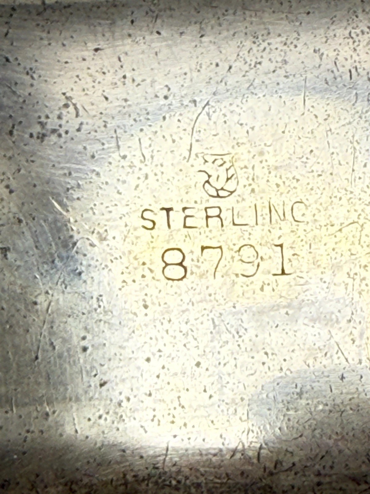 Cuff Bangle Concave Sterling Silver Repurposed Na… - image 7