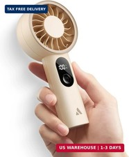 Portable Handheld Fan USB Rechargeable Mini Cooling Fan Travel Pocket