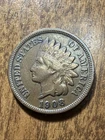 1908 Indian Head Cent Penny  VF Condition Nice Details “Actual Coin Pictured"