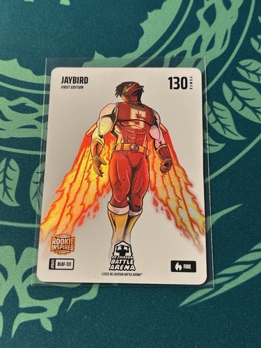 Jayden Daniels JAYBIRD BLBF-131 Fire Blizzard Foil Bo Jackson Battle Arena 2025