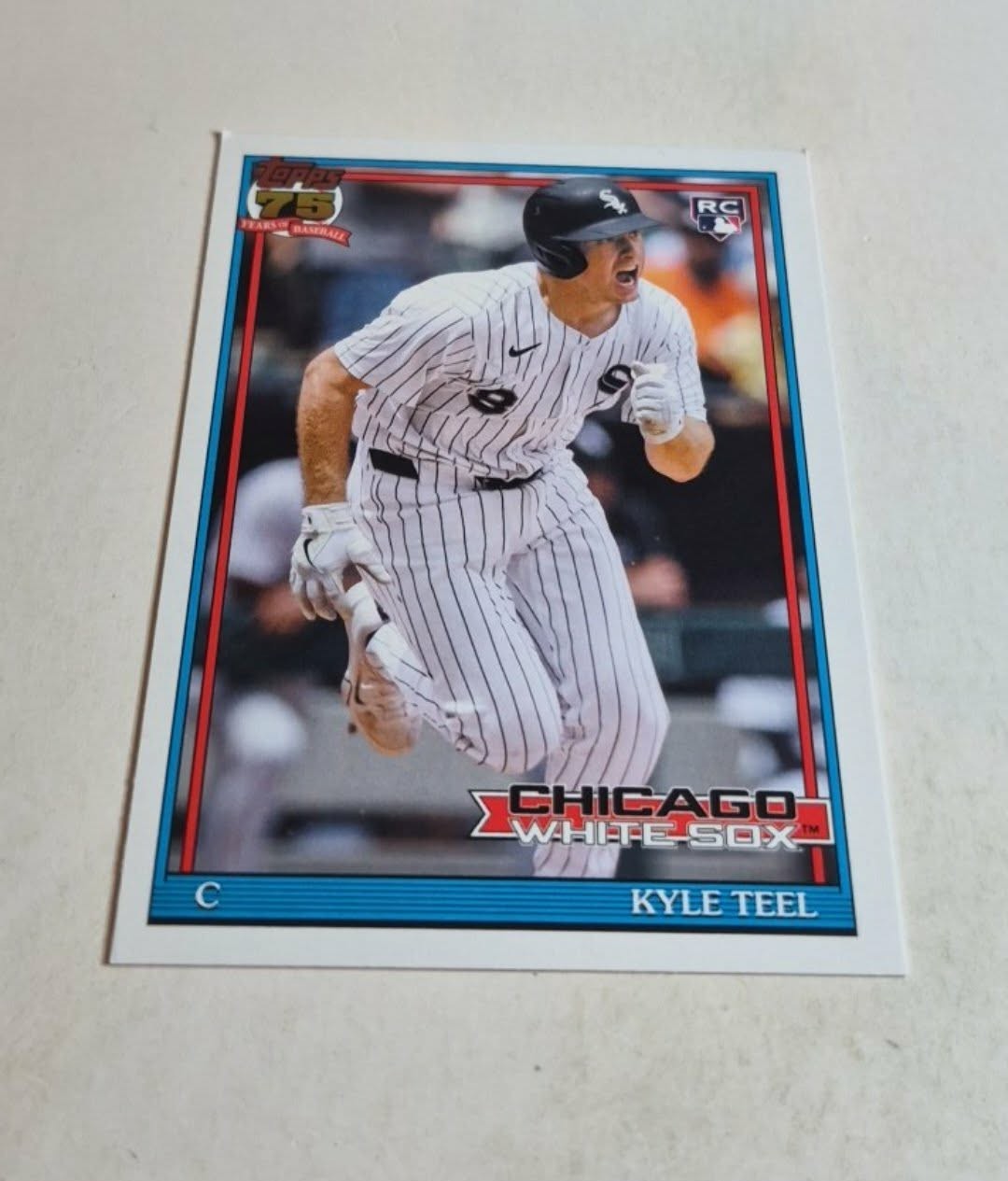 Teel Rookie Card 2026 Topps Series 1 Baseball 75 Years Of Baseball Rookie Kyle Teel #T91 ...