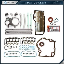 Timing Cover Gasket Oil Pan Gasket Head Gasket Set For 02-03 Dodge Ram 1500 4.7L