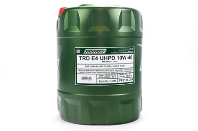 1x 20L FANFARO TRD E6 UHPD 10W-40 MOTORÖL AUF SYNTHETISCHER BASIS MOTOREN ÖL