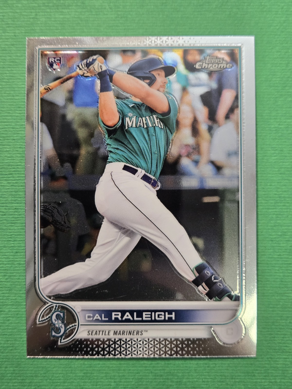 2022 Topps Chrome - Cal Raleigh #149 (RC) Mariners