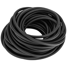 Durable Natural Latex Tube - 50FT Black, Perfect for Speargun and Fitness Gear