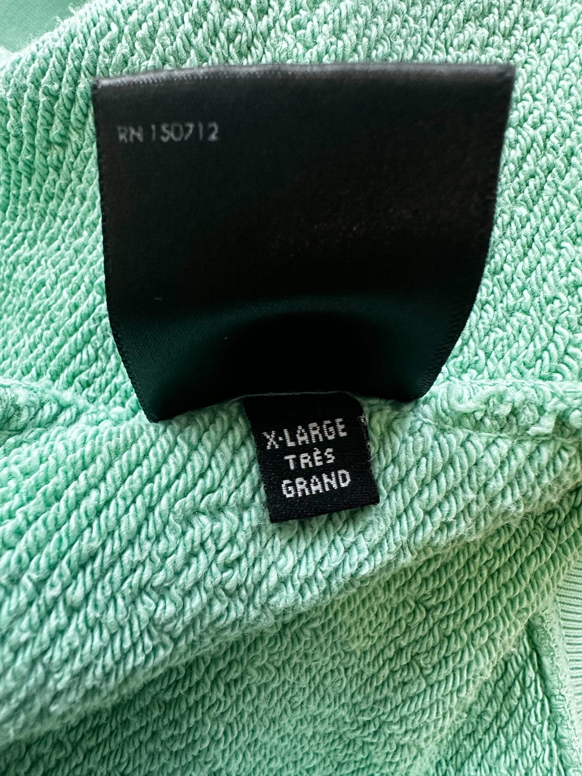 Amiri Green & Red Bandana Logo Hoodie image 6
