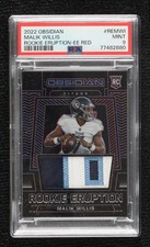 2022 Obsidian Rookie Eruption Electric Etch Red 8/10 Malik Willis PSA 9 1k9t