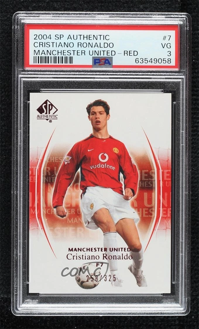 Cristiano Ronaldo】SP Authentic◆RC! №7 2004 SP Authentic Manchester United Cristiano Ronaldo #7 for sale