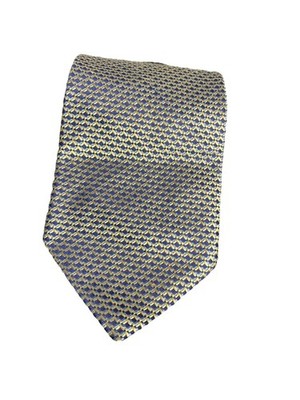 M & S Sartorial Gold Men s Geometric Pattern Silk Tie Necktie v ety