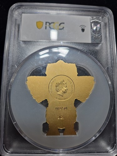 2021 Ravana King of Demons Cook Islands High Relief FDOI PCGS MS70 $20 4XK8 - Picture 3 of 4